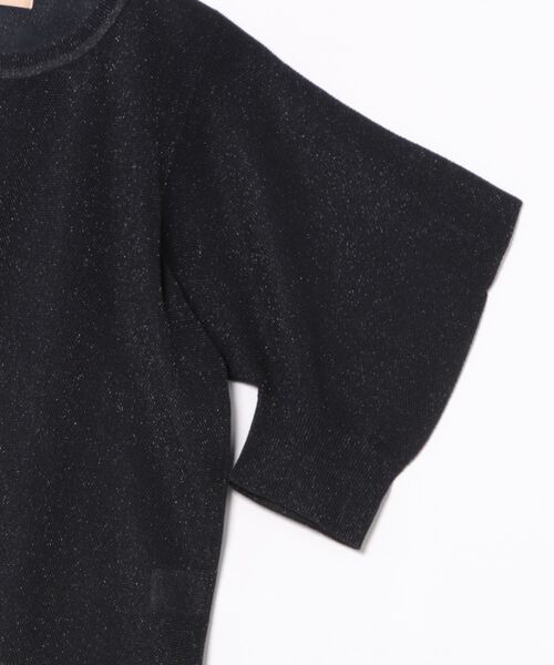 「Maglie le cassetto」 半袖ニット 9号 オフホワイト レディース_画像3