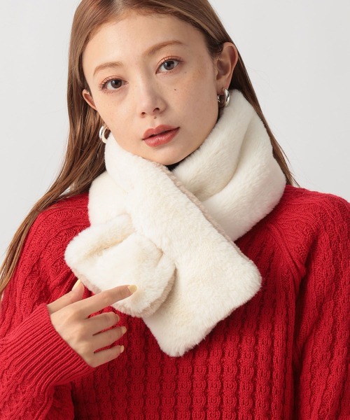 BAYFLOW（ベイフロー） ネックウォーマー スヌード リバーシブルファー