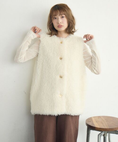 RETROGIRL（レトロガール） ベスト ジレ ボアベスト レディース