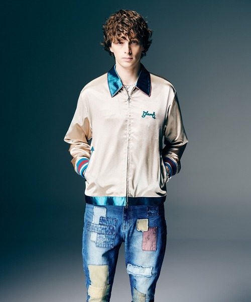 glamb（グラム） スカジャン Short Satin Jacket / ショートサテン