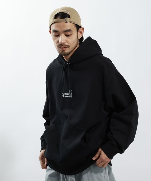 BAYFLOW（ベイフロー） トレーナー スウェット 刺繍プリントフーディー 
