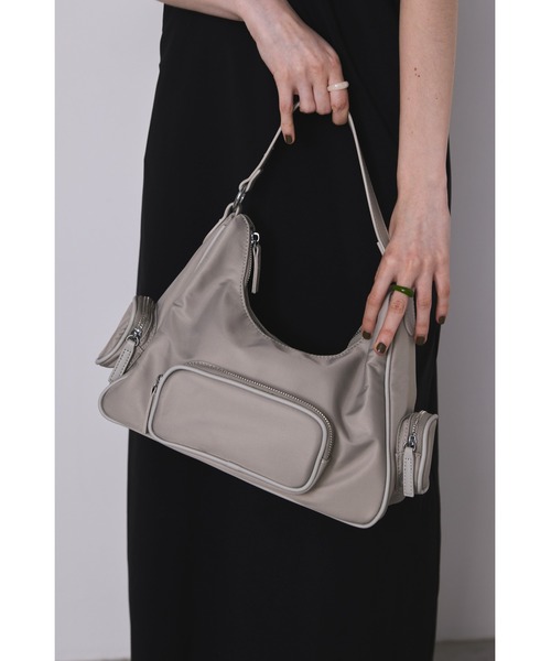 「un/neu」 2WAYバッグ FREE チャコールグレー レディース_画像8