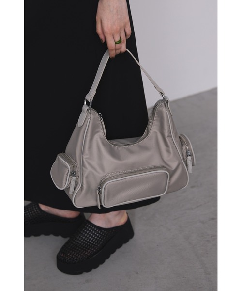 「un/neu」 2WAYバッグ FREE チャコールグレー レディース_画像9