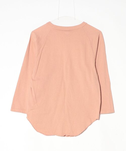 「WALLA WALLA SPORT」 7分袖Tシャツ SMALL ピンク系その他3 メンズ_画像2
