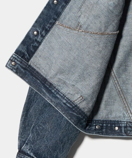 6 デニムジャケット gジャン 「timemachine」CHEMICAL G JACKET