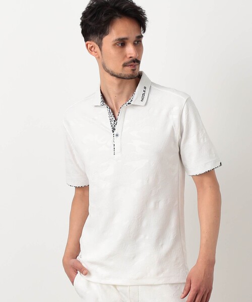 NICOLE CLUB FOR MEN（ニコルクラブフォーメン） ポロシャツ 「NICOLE 