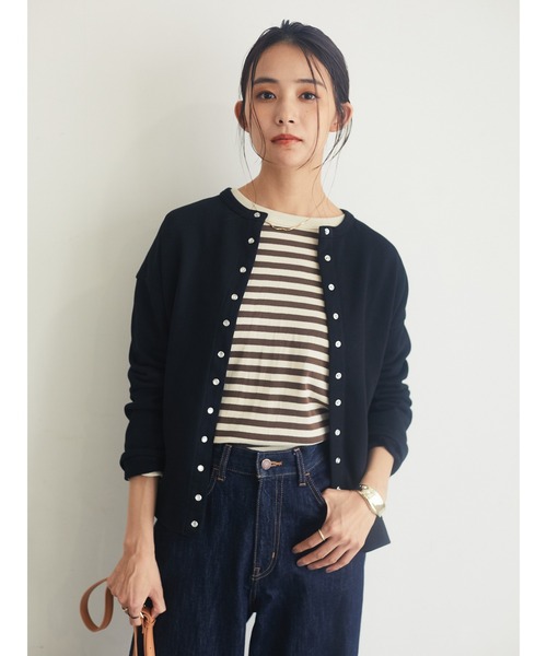 「CRAFT STANDARD BOUTIQUE」 カーディガン L ブラック レディース_画像5