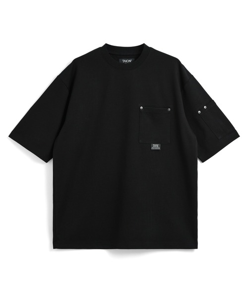 「TAION」 7分袖Tシャツ M ホワイト メンズ_画像8