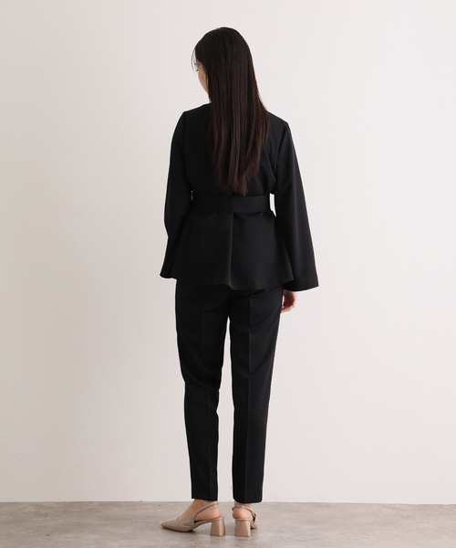 「PourVous」 セットアップ L ネイビー レディース_画像4