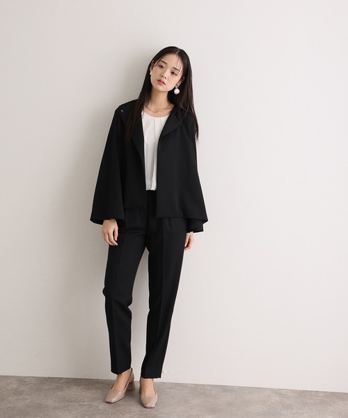 「PourVous」 セットアップ L ネイビー レディース_画像5