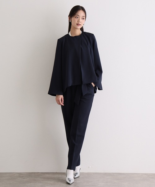 「PourVous」 セットアップ L ネイビー レディース_画像6