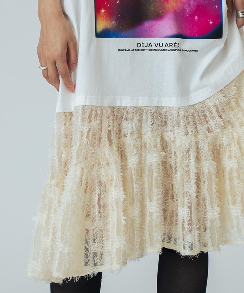 「OKIRAKU」 「ROSE BUD」コンビワンピース ONE SIZE ブラック レディース_画像7