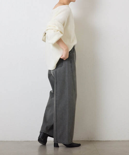 「COLLAGE GALLARDAGALANTE」 「Q.anos」デニムパンツ 1 ブルー レディース_画像3