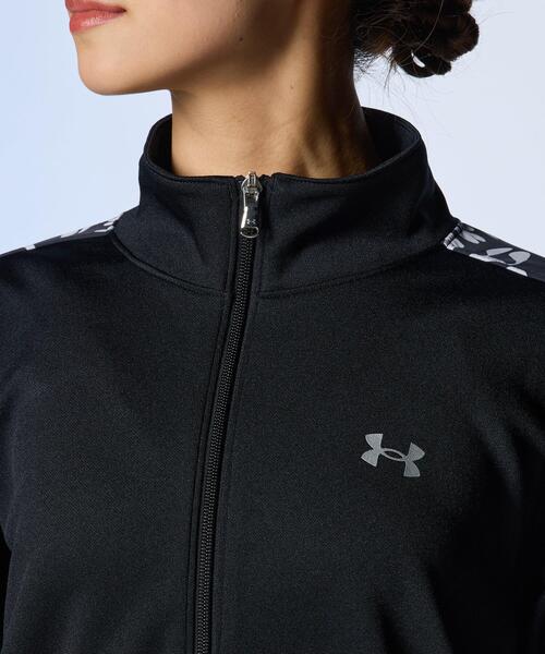 「UNDER ARMOUR」 ジャージブルゾン L ブラック レディース_画像4