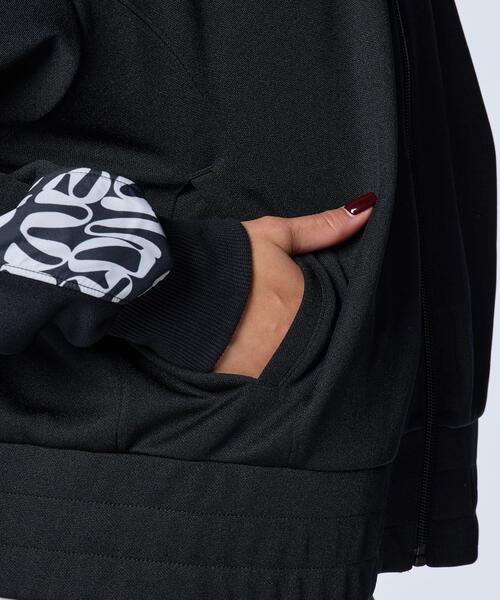 「UNDER ARMOUR」 ジャージブルゾン L ブラック レディース_画像6