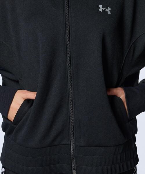 「UNDER ARMOUR」 ジャージブルゾン L ブラック レディース_画像7