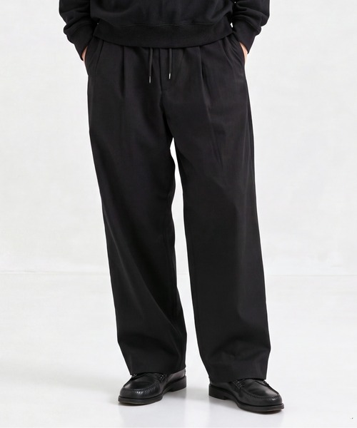 MARKAWARE スラックス markaware（マーカウェア） スラックス DOUBLE PLEATED EASY TROUSERS