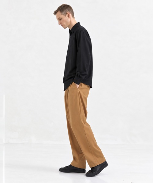 markaware（マーカウェア） スラックス DOUBLE PLEATED EASY TROUSERS