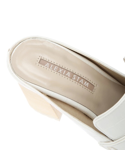 ALEXIA STAM（アリシアスタン） ローファー Square Toe Loafer Mules 
