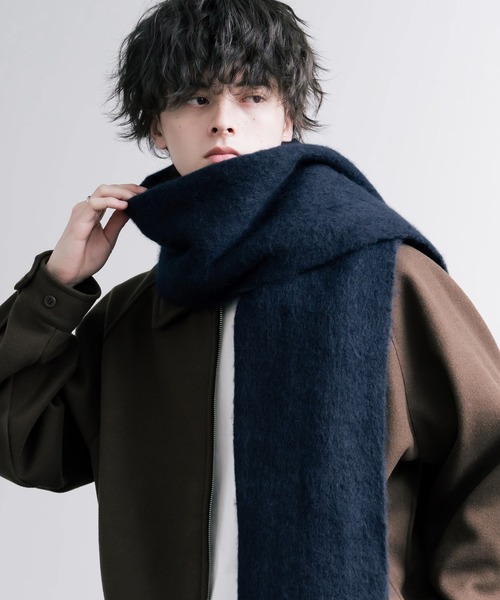 Rocky Monroe（ロッキーモンロー） 大判 マフラー 新色追加 モヘア