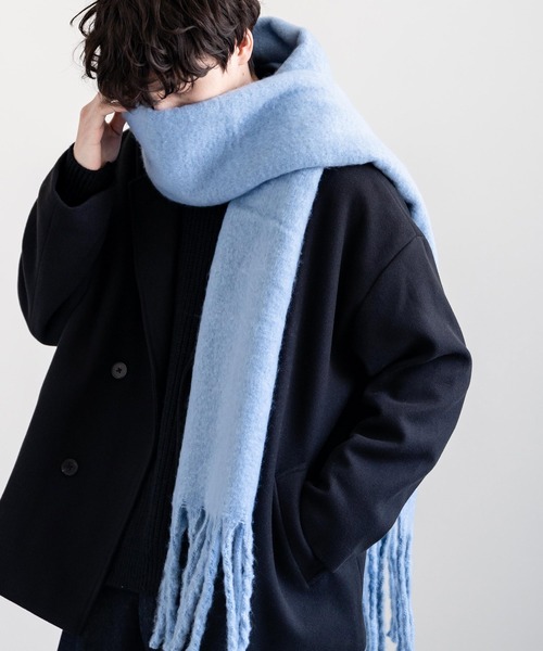 STONEストーン⭐︎モヘアマフラー美品 STONEストーン⭐︎モヘアマフラー美品