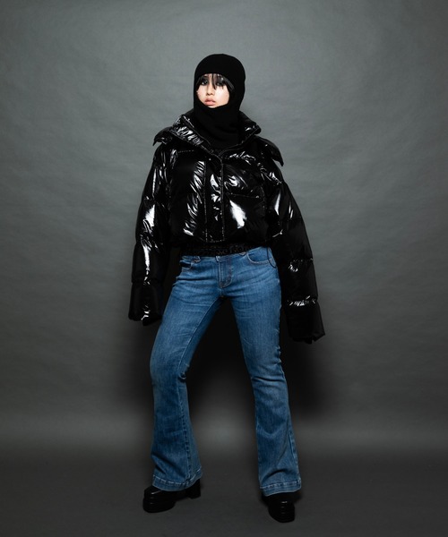 ジーンズ デニム デニムパンツ ANNA SUI NYC 70's風フレアデニムパンツ レディース