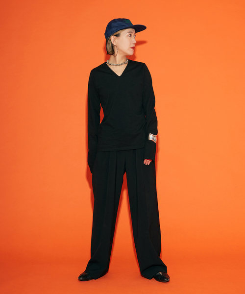 CITY SHOP THE MOOD V-NECK Tシャツ CITYSHOP tシャツ Tシャツ レディース 「THE MOOD」 V-NECK