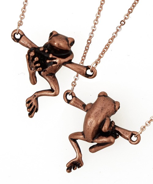 アレルギー対応 ネックレス an meets zakka カエルショートネックレス