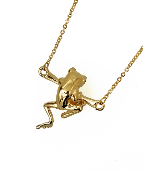 ネックレス an meets zakka カエルショートネックレス(40cm) メンズ