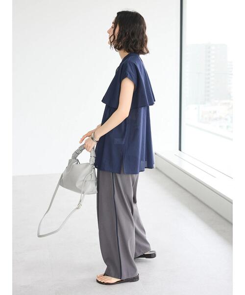 CRAFT STANDARD BOUTIQUE パンツ サイド配色パイピングパンツ