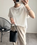リネンシャツ ブラウス シャツ 半袖 「手洗い...の詳細画像5