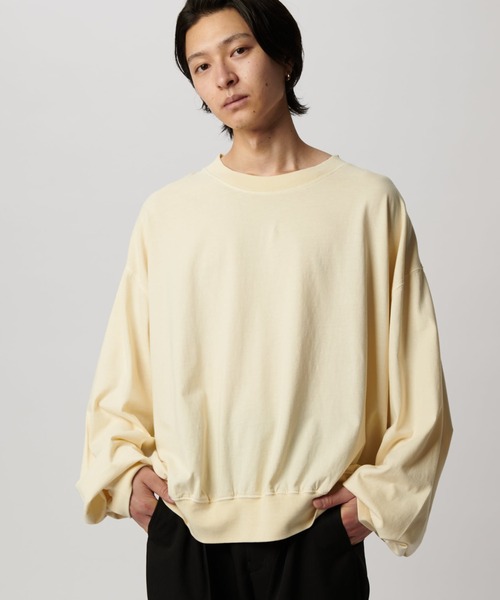 Lui's　ピグメントルーズフィットL/Sカットソー Lui's（ルイス）の「ピグメントルーズフィットL/Sカットソー（T