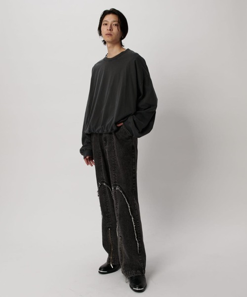 lui jewelry ロンT セール】ピグメントルーズフィットロンT（Tシャツ/カットソー