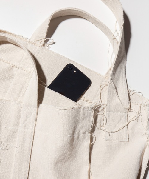 Camphor wood ショルダーバッグ cut off fringe shoulder bag