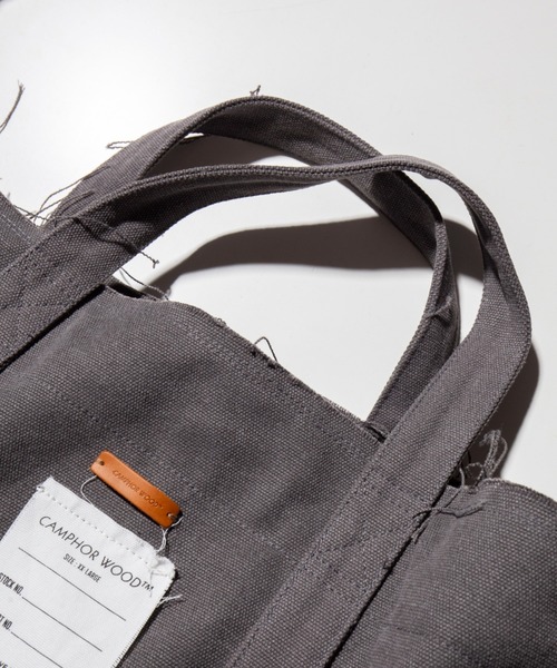 Leather & Canvas Shoulder Bag ショルダーバッグ Camphor wood ショルダーバッグ cut off fringe shoulder bag