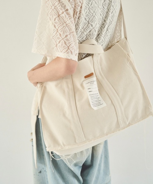 AFBフリンジショルダーバック Camphor wood ショルダーバッグ cut off fringe shoulder bag / カット