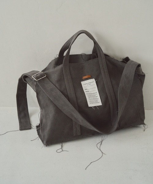 Camphor wood ショルダーバッグ cut off fringe shoulder bag / カット