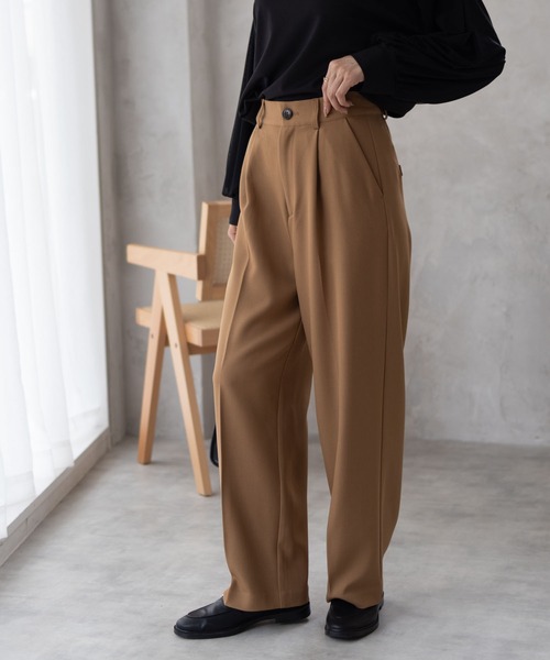 HusHusH パンツ ツイルワイドパンツ レディース : ZOZOTOWN