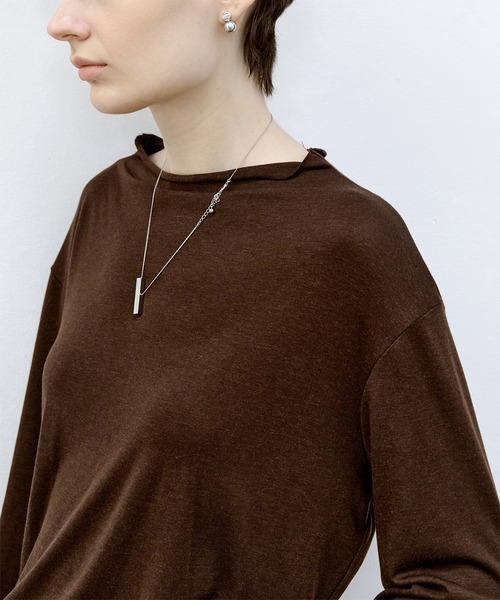 ニット セーター 「tageechita」ボードネックソフトニットトップス レディース メンズ tageechita ニット セーター 「tageechita」ボードネックソフト