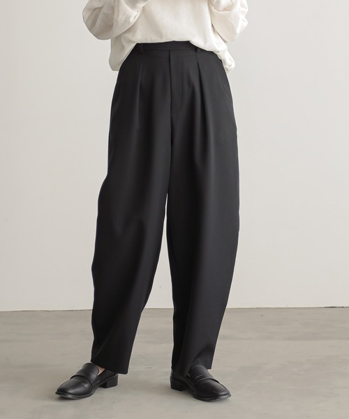 for/c（フォーシー） パンツ 「セットアップ対応」タックカーブパンツ