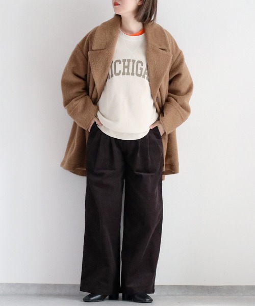 cepo（セポ） パンツ コーデュロイスリータックイージーストレート