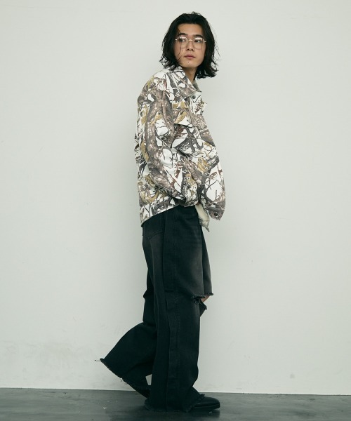 デニムジャケット　リアルツリー　カモ セール】Real tree Camo All Over Design Denim Jacket / リアル