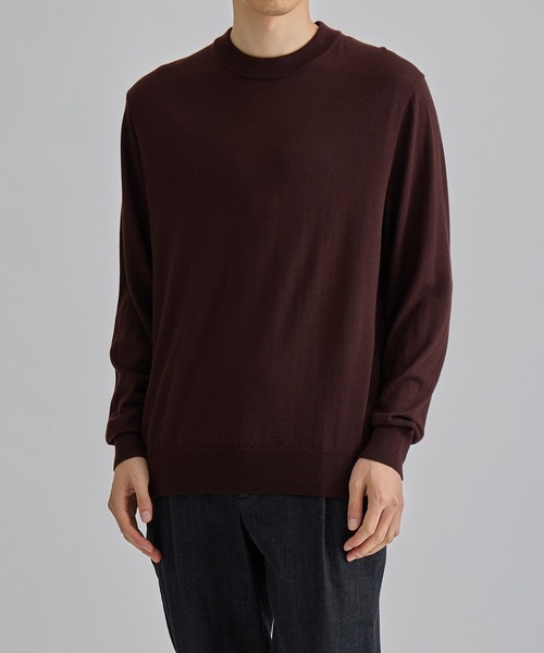 UNITED TOKYO セーター ニット LORO PIANA CASHMERE SILK CREW メンズ 