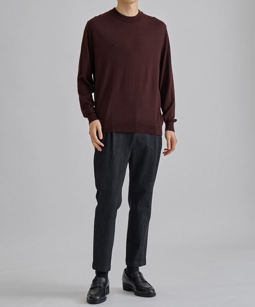 UNITED TOKYO セーター ニット LORO PIANA CASHMERE SILK CREW メンズ 