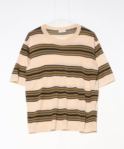 DRIES VAN NOTEN（ドリス ヴァン ノッテン） 半袖ニット M ベージュ 