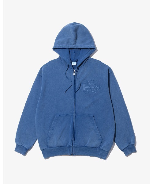 KEBOZ パーカー EFG GARMENT SWEAT FULL ZIP HOODIE メンズ