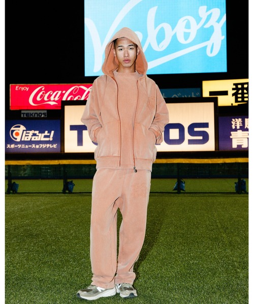 Kebozパーカー KEBOZ パーカー EFG GARMENT SWEAT FULL ZIP HOODIE メンズ