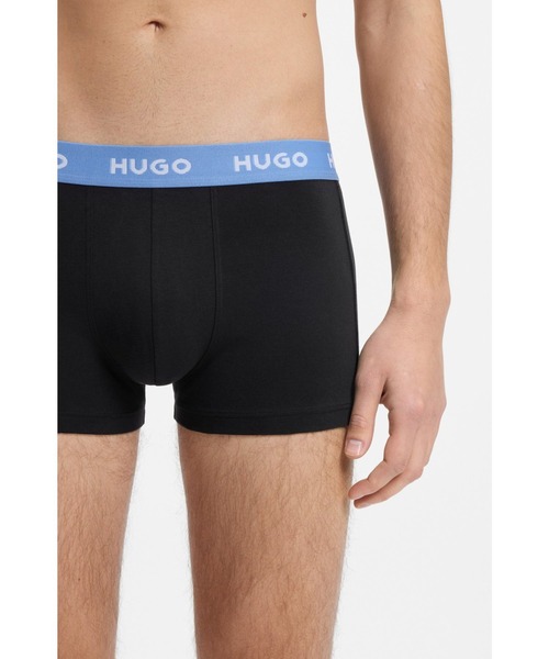 HUGO ボクサーパンツ ボクサーパンツ3枚セット ストレッチコットン