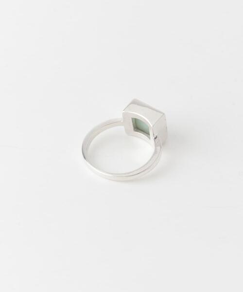 指輪 リング SMELLY so’　square amazonite ring レディースの画像
