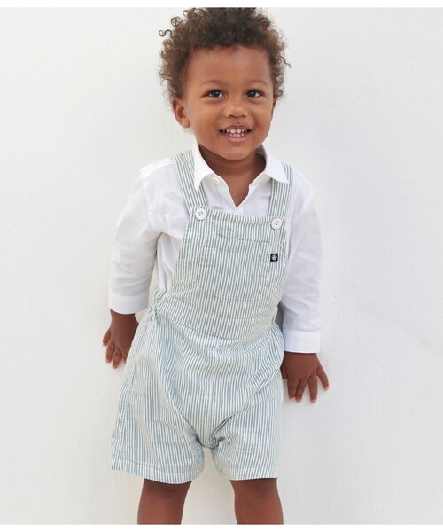 プチバトー　サロペット PETIT BATEAU（プチバトー） サロペット オーバーオール ショート